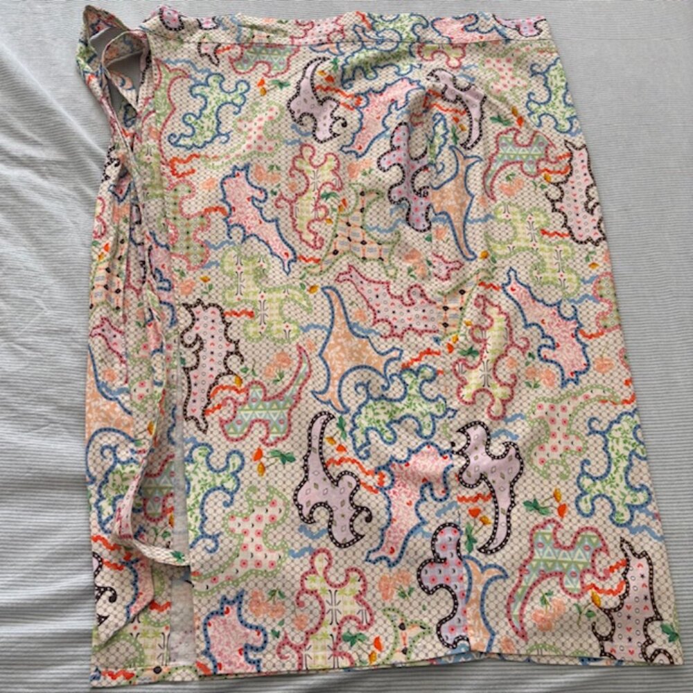 Never Fully Dressed Brand Patterned Wrap Skirt - image 5